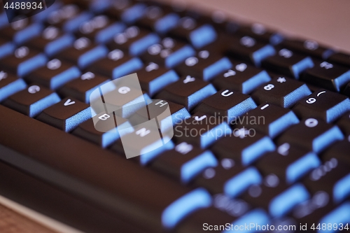 Image of Black Keyboard Detail