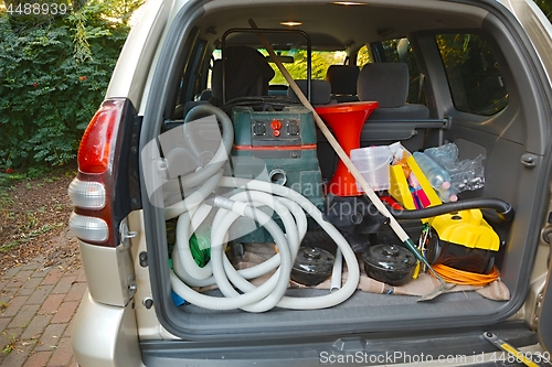 Image of Trunk with stuff