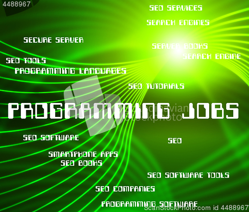 Image of Programming Jobs Represents Software Design And Development