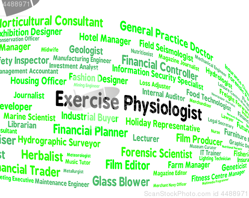 Image of Exercise Physiologist Indicates Examination Physiologists And Tr