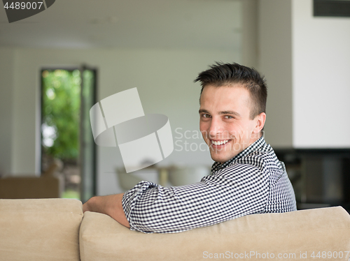 Image of Portrait of a young man enjoying free time