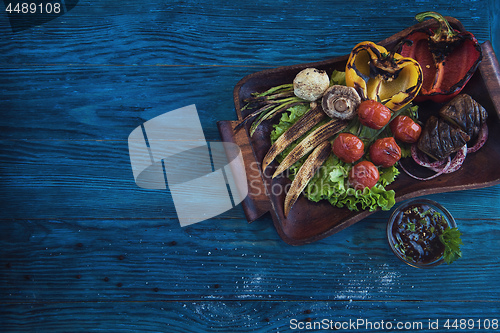 Image of Grilled vegetable at plate