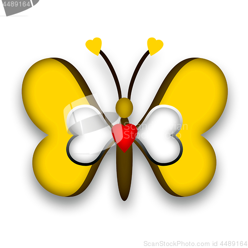 Image of Yellow butterfly