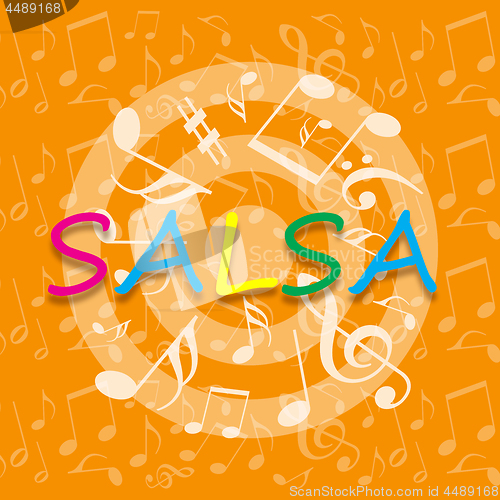 Image of Salsa music background