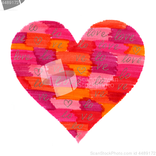 Image of Abstract bright heart 