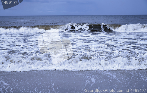 Image of Rough water and waves in Pacific Ocean