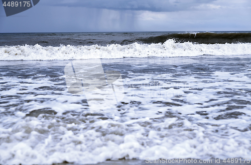 Image of Rough water and waves in Pacific Ocean