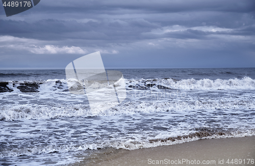 Image of Rough water and waves in Pacific Ocean