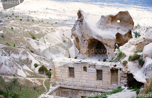 Image of Ruins of the ancient Greek temple in Cappadocia