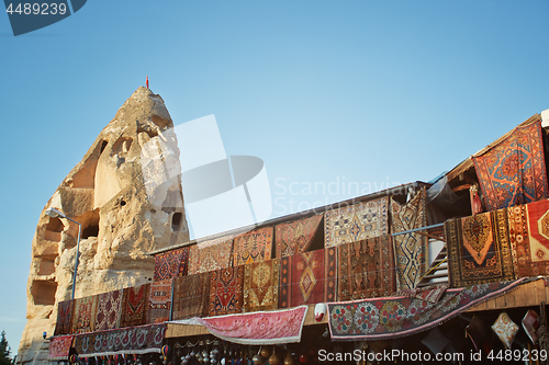 Image of Outdoors shop with carpets for sale