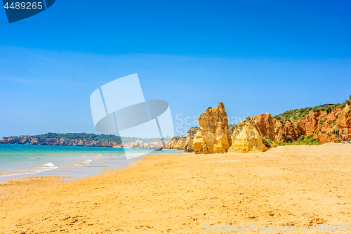 Image of Beach Praia da Rocha in Portimao, Algarve, Portugal