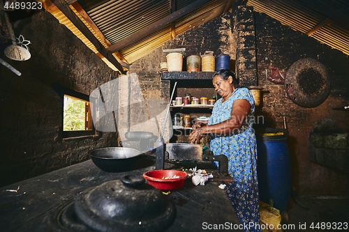 Image of Old home kitchen in Sri Lanka