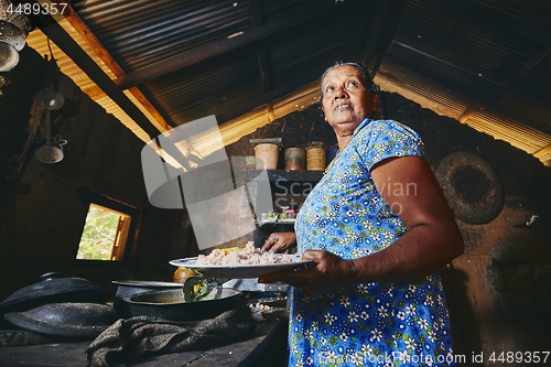 Image of Old home kitchen in Sri Lanka