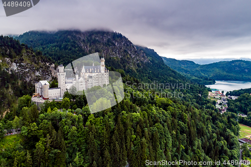 Image of Neuschwanstein Castle Bavarian Alps Germany