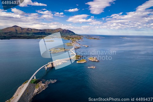 Image of Atlantic Ocean Road aerial photography.