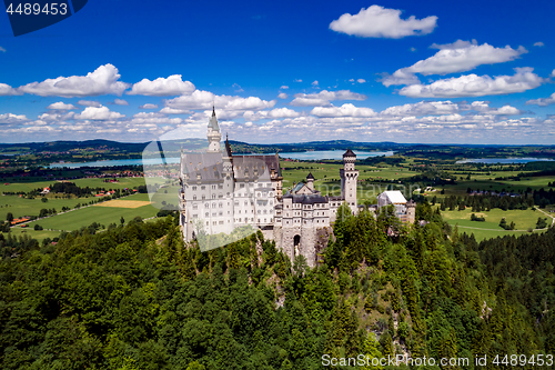 Image of Neuschwanstein Castle Bavarian Alps Germany