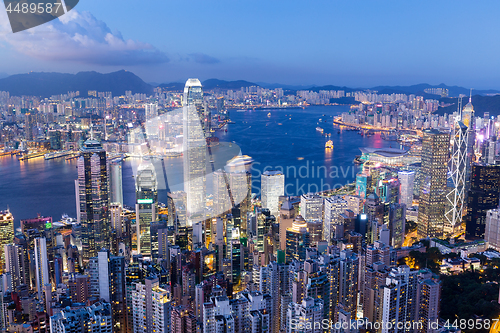 Image of Hong Kong sunset