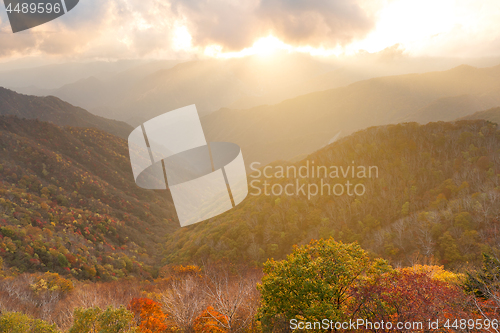 Image of Sunset in hangetsuyama