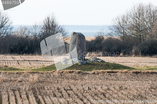 Image of Standing stone with runes