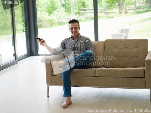 Image of young man enjoying free time
