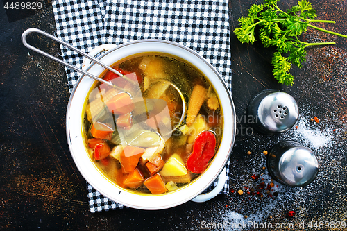 Image of vegetable soup