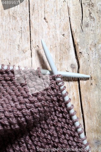 Image of Knitting and needles