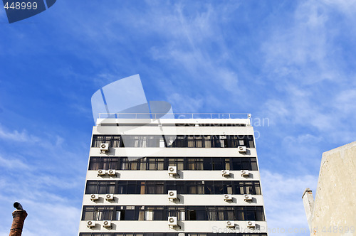 Image of Building with lots of air conditioning units