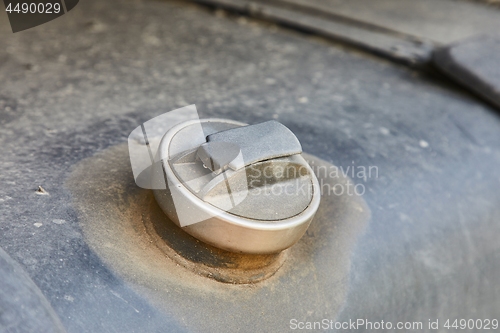 Image of Fuel cap of a truck