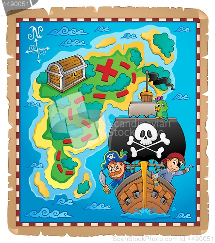 Image of Pirate map theme image 6