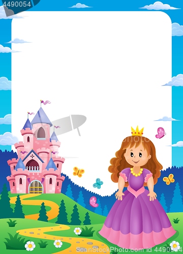 Image of Princess and castle composition frame 1