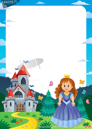 Image of Princess and castle composition frame 2