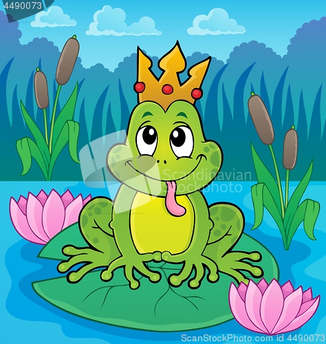 Image of Frog with crown theme image 4