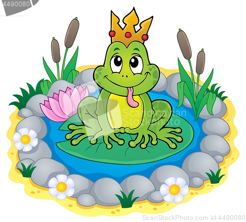 Image of Frog with crown theme image 3