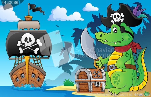 Image of Pirate crocodile theme 5