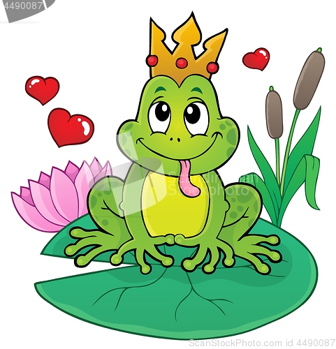 Image of Frog with crown theme image 2