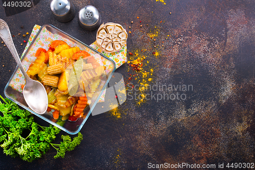 Image of baked vegetables