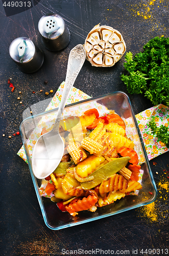 Image of baked vegetables