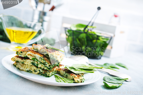 Image of omelette with spinach