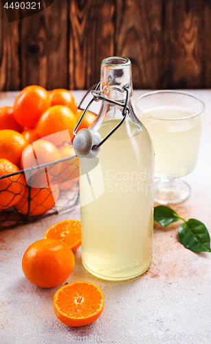 Image of tangerines and tangerine juice