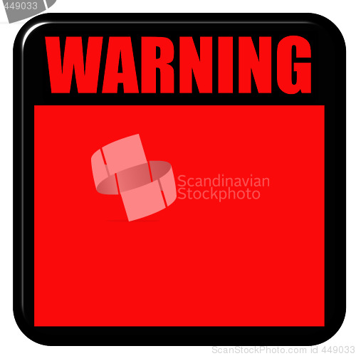 Image of 3D Warning Sign