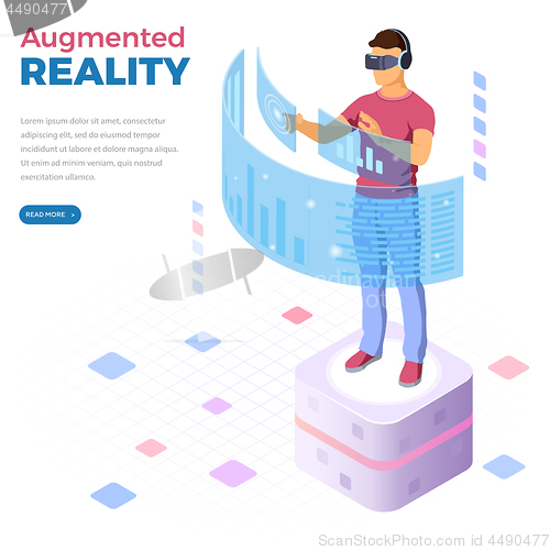 Image of Isometric Virtual Augmented Reality