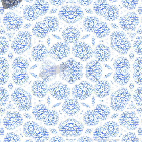 Image of Background with abstract blue pattern