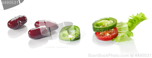 Image of colorful food ingredients