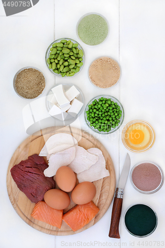 Image of Healthy High Protein Food Selection