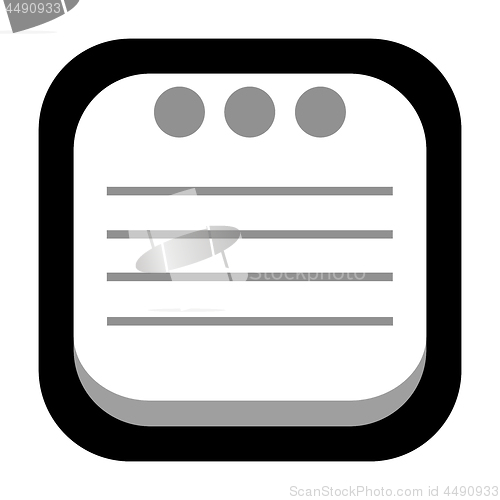 Image of Note pad icon