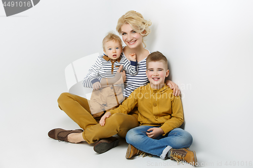 Image of Mother with children