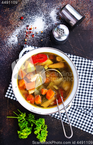 Image of vegetable soup