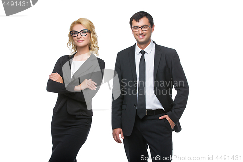 Image of Businessman and business woman