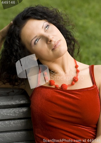 Image of happy attractive woman