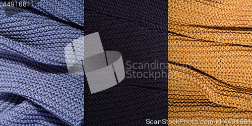 Image of Knitted textures background